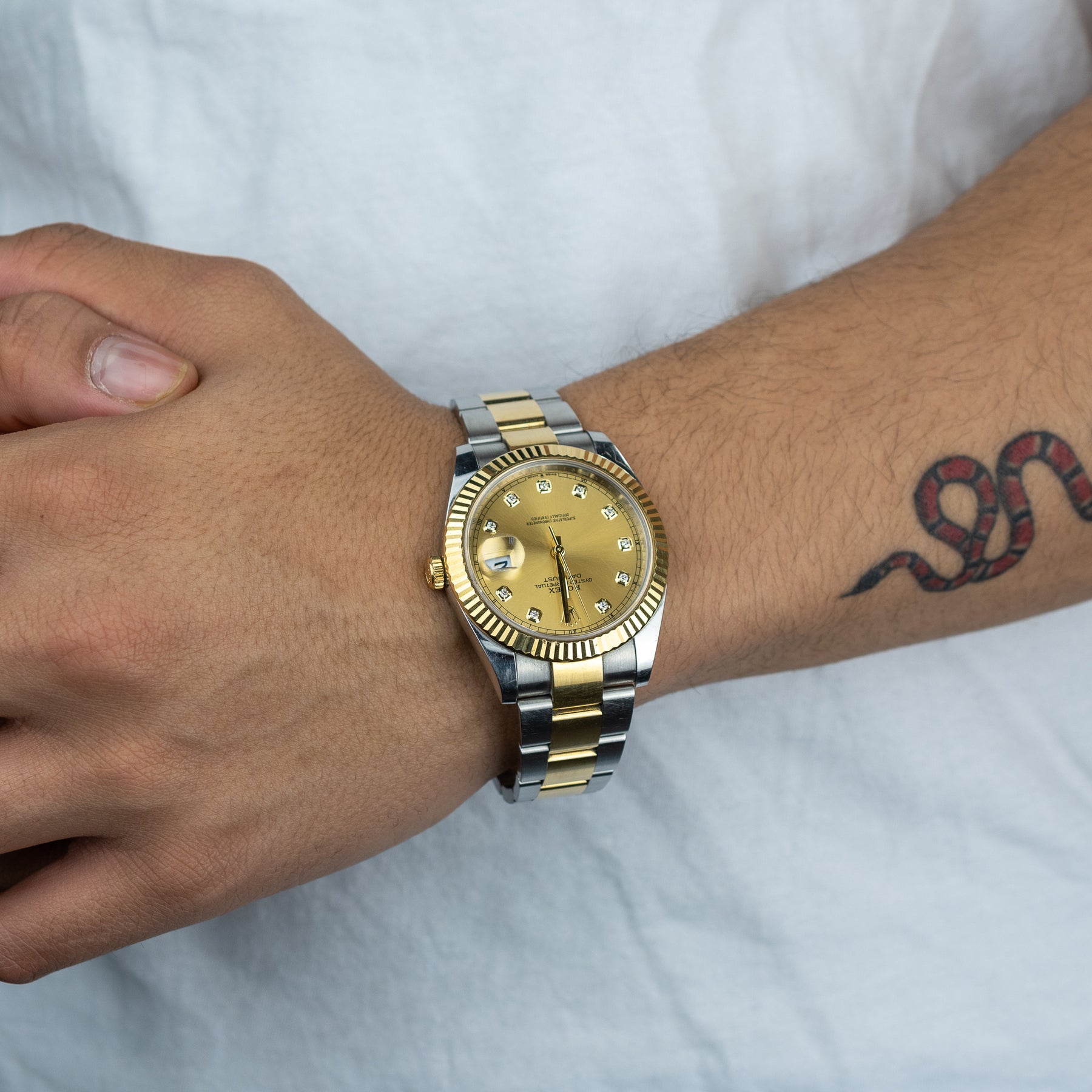 41mm hotsell rolex gold