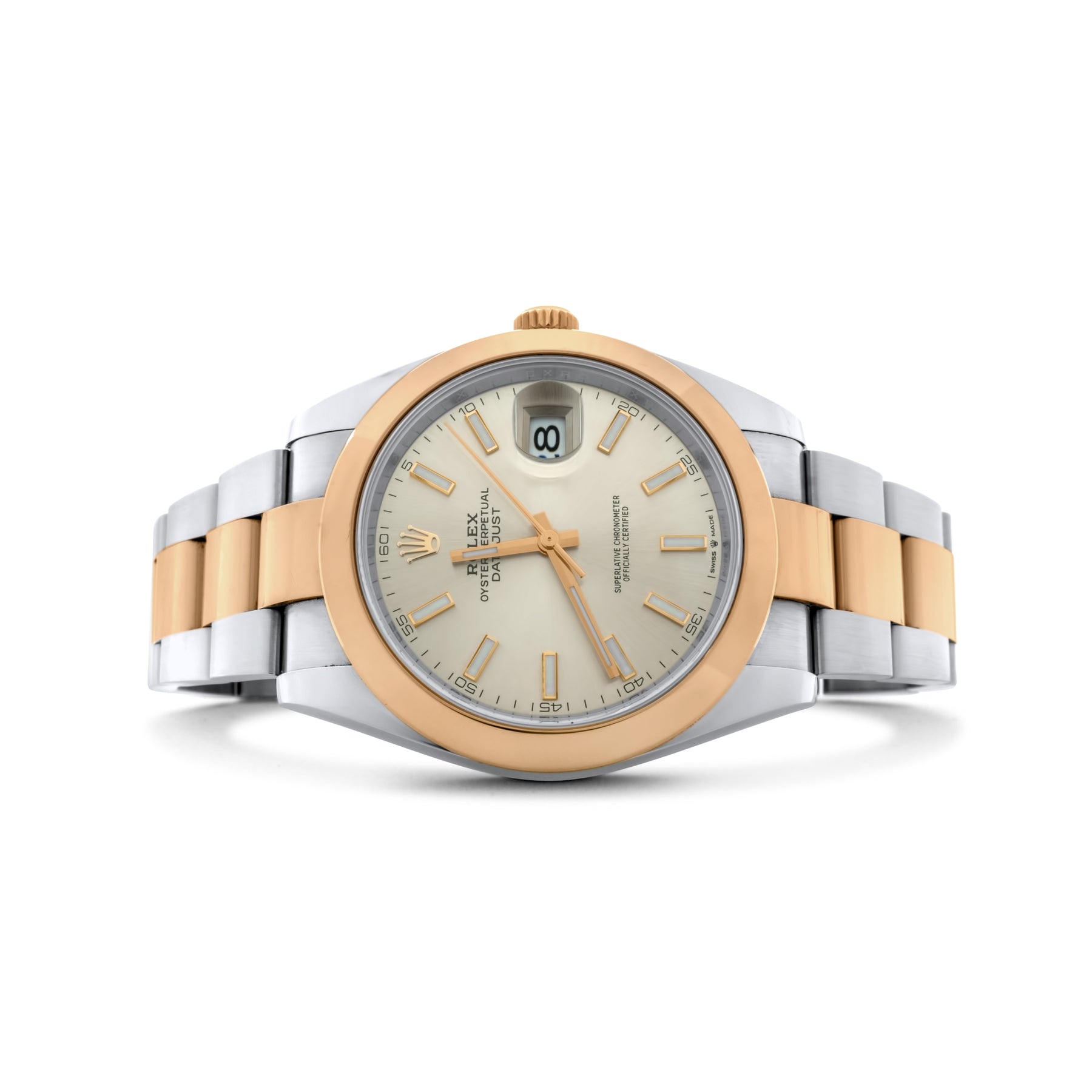 Rolex datejust 41 sales two tone rose gold