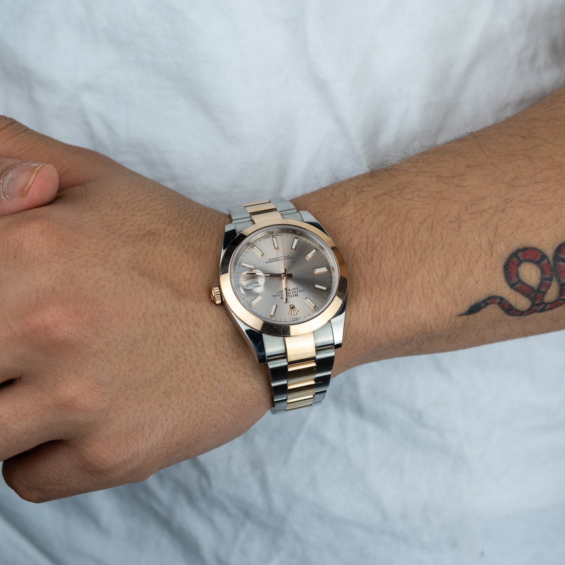 Rolex Datejust 41mm Two Tone Rose Gold Number 326301 – NYC Luxury