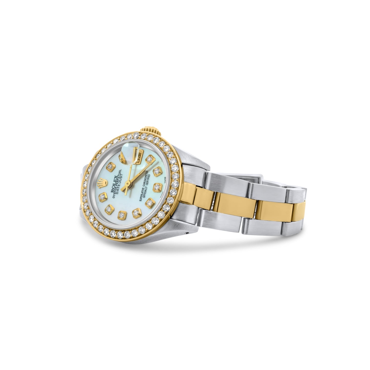 Rolex Ladies Datejust 26mm Two Tone Yellow Gold, Oyster Bracelet Ref. 69173