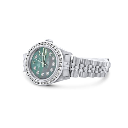 Rolex Ladies Datejust 26mm  Stainless Steel 1.00 CTW Ref. 69174/6960