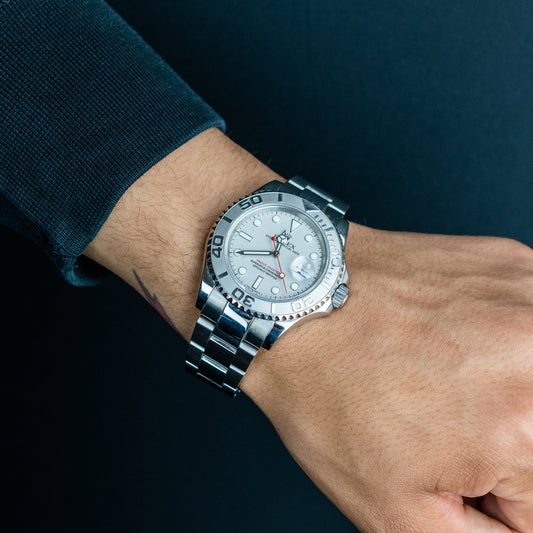 Rolex Yacht-Master 35mm Platinum Bezel Ref. 168622