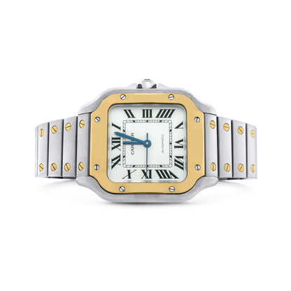 Cartier Santos De CartierTwo Tone Yellow Gold, Midsize, 35mm Ref. W2SA0016