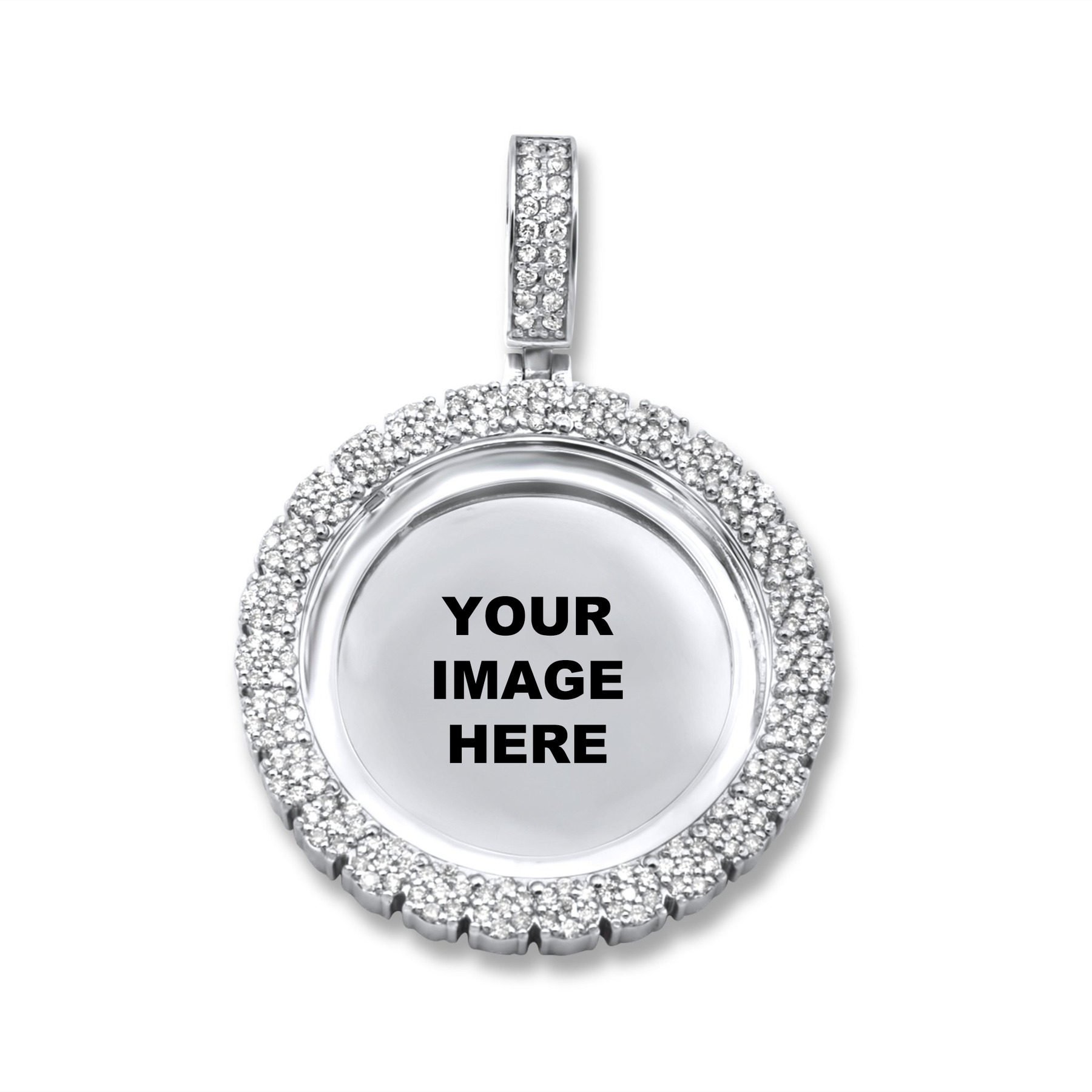 White Gold Plated for Floating Charms Memory living Locket Necklace Pendant  Gift