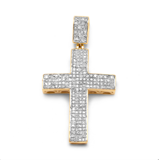 14k Diamond Cross 0.62ctw