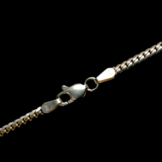 14k Solid Yellow Gold Cuban Link Chain 2.5mm