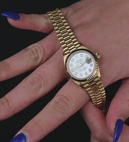 Rolex Day Date 26mm Ladies Yellow Gold Presidential Ref. 69178