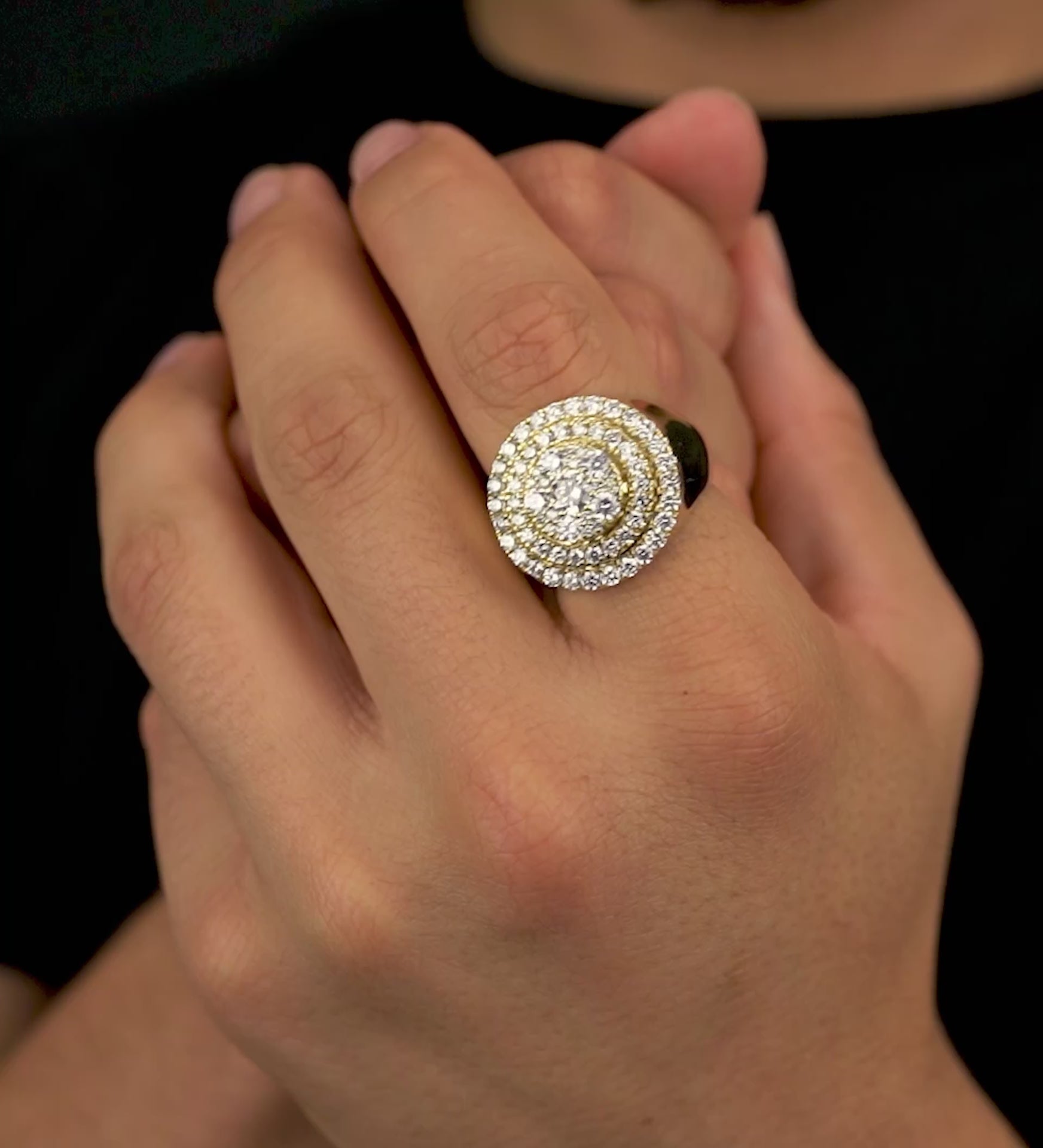 14k Yellow Gold Diamond Ring 2.23 ctw