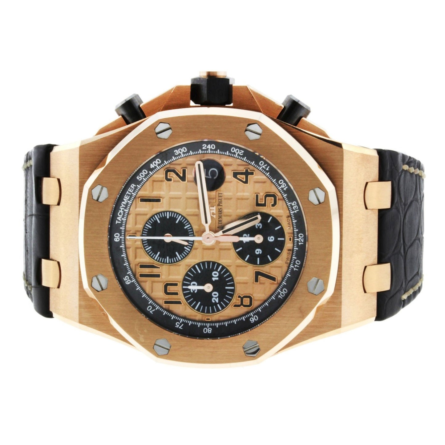 Audemars Piguet Royal Oak Offshore Rose Gold “Half Brick”, Discontinued Salmon Dial Ref. 26470OR