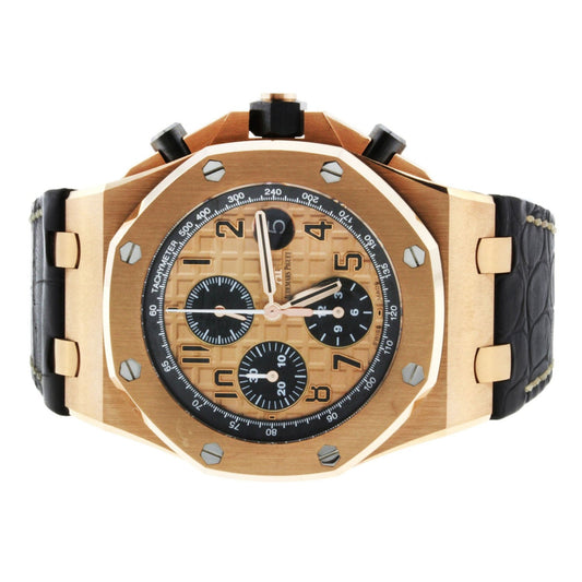 Audemars Piguet Royal Oak Offshore Rose Gold “Half Brick”, Discontinued Salmon Dial Ref. 26470OR