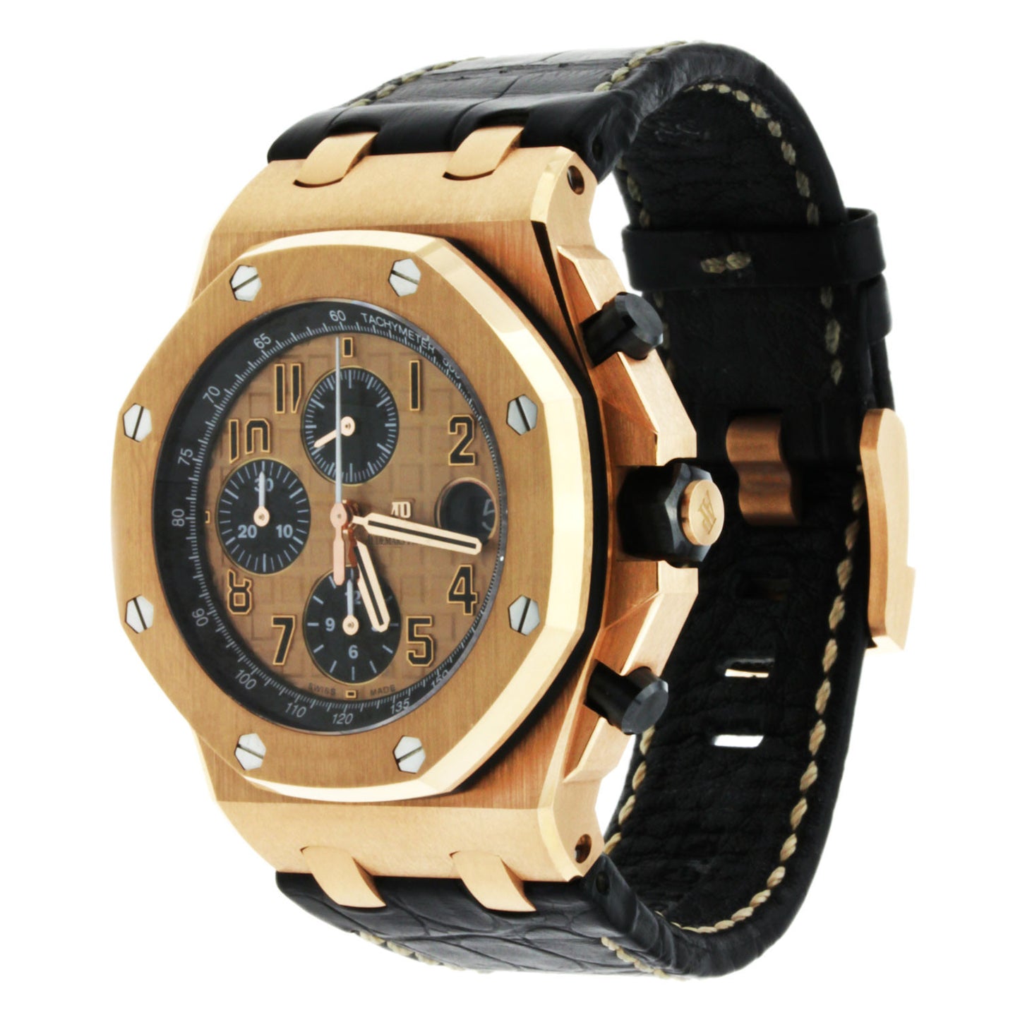 Audemars Piguet Royal Oak Offshore Rose Gold “Half Brick”, Discontinued Salmon Dial Ref. 26470OR