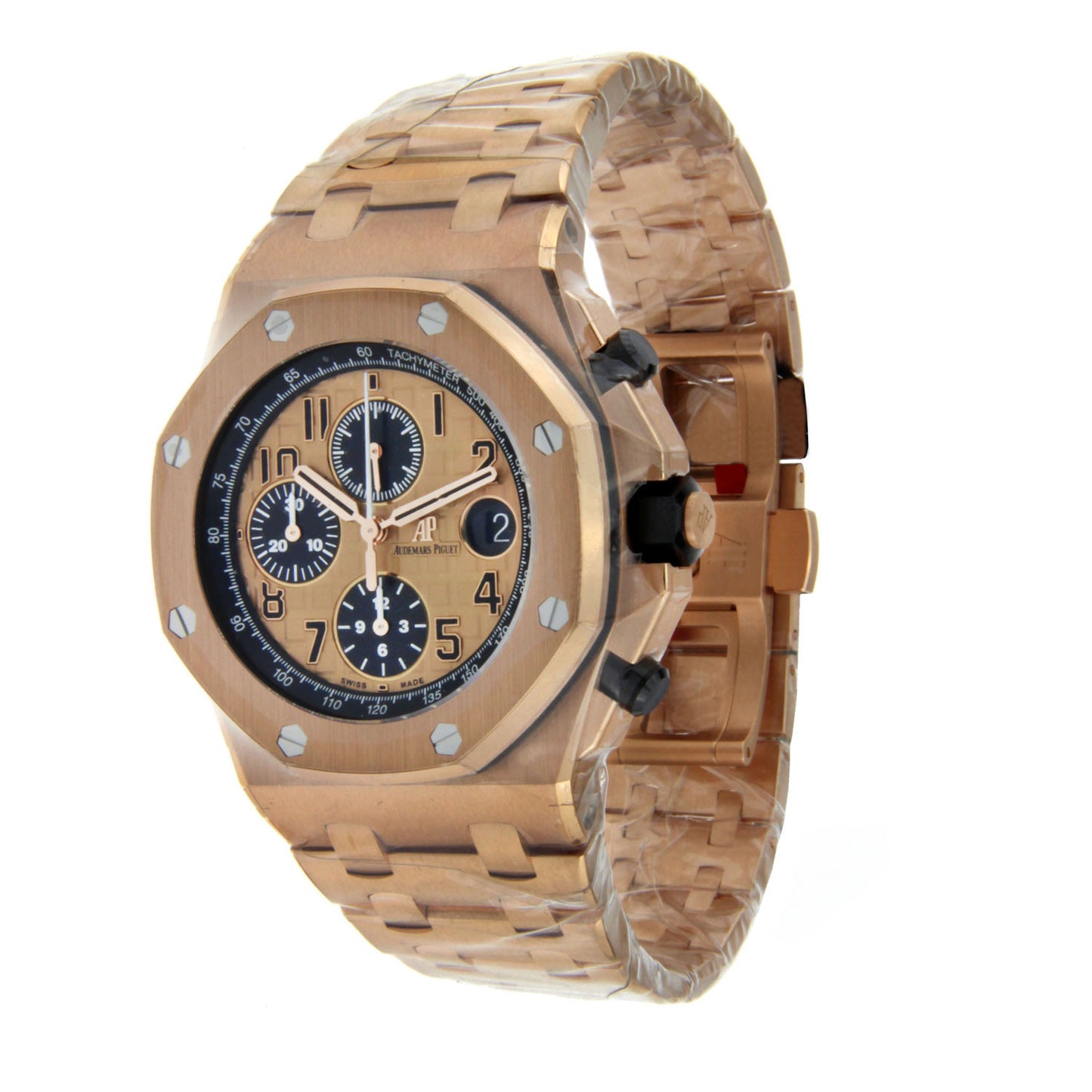 Audemars Piguet Royal Oak Offshore Rose Gold “BRICK” , Discontinued Salmon Dial Ref. 26470OR